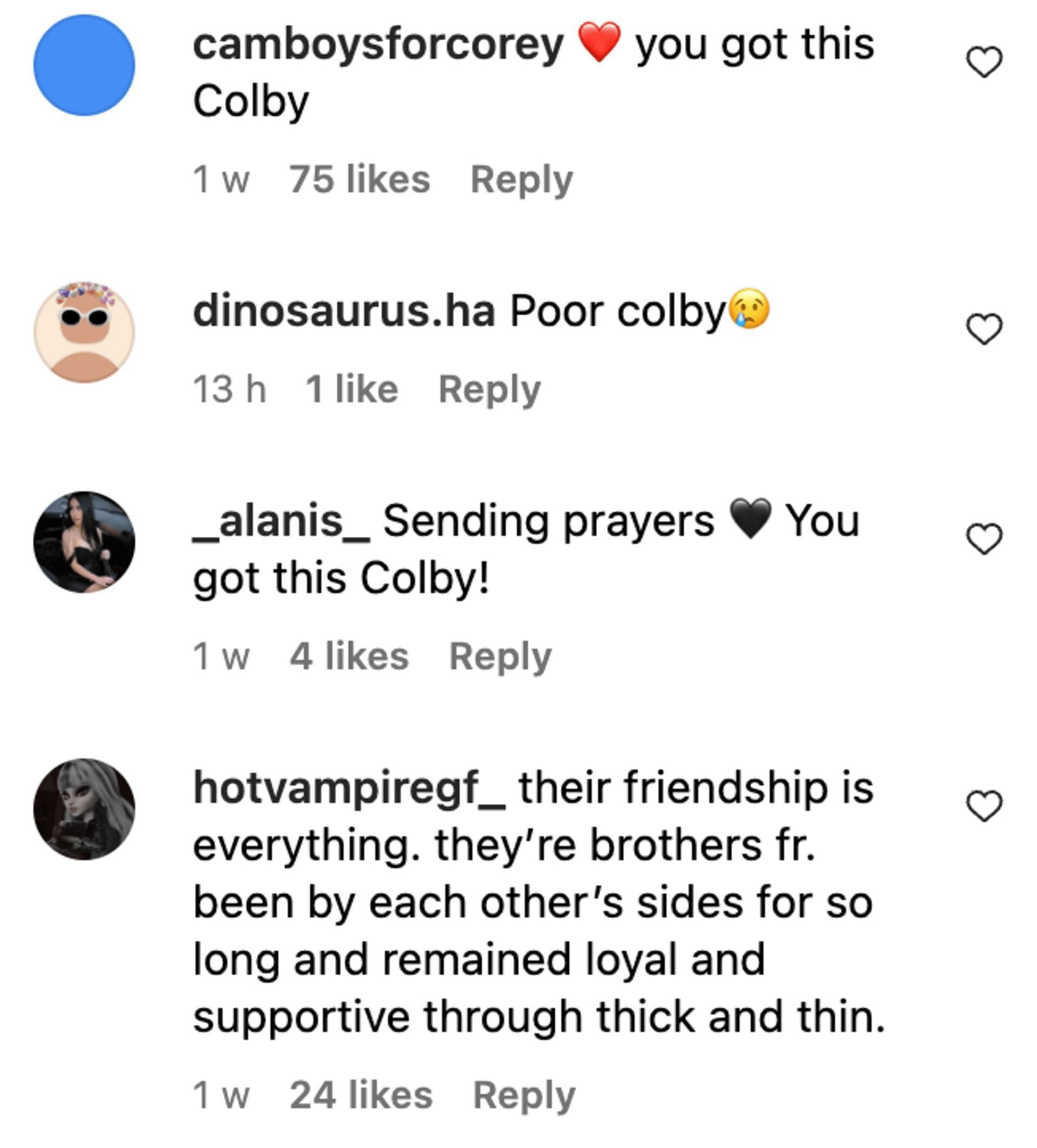 Social media users shower support as Colby Brock shares health update after cancer diagnosis. (Image via Instagram)